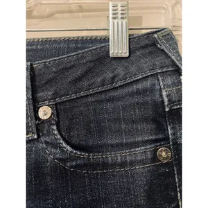 True Religion Blue Billy Dark Wash Boot Cut Denim Jeans Women SZ 25 thumbnail 12