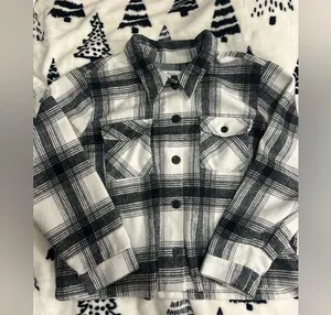 Boutique flannel jacket size 2X White thumbnail 1
