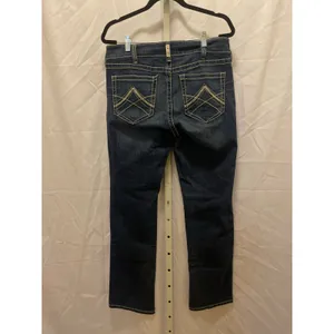 Ariat Real Straight Icon Jeans - Womens Size 31R - Blue thumbnail 5
