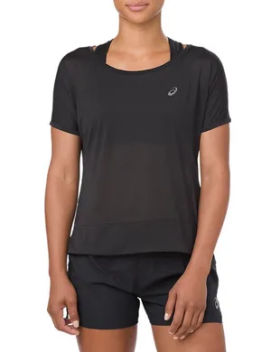 ASICS Crop Performance Top Black Small thumbnail 1