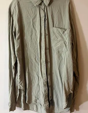 bercrombie & Fitch khaki button up shirt Size xs‎ thumbnail 1