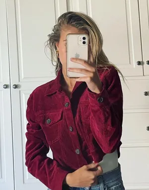 Jean Jacket Red thumbnail 1