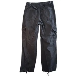 Levi's 94 Baggy Cargo Pants Gray‎ Women's 25x30 Utility Y2K Streetwear Grunge thumbnail 2