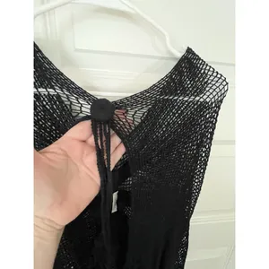 Lulus Clothing Co Crochet Fairy Goth Witchy Shawl Wrap thumbnail 9