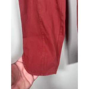 ModCloth Cropped Trousers Women Large Red Retro Twee Indie Academic thumbnail 3