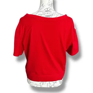 Nike MLB Philadelphia Phillies Line Up High Hip Fashion Logo Crop Top Medium thumbnail 3
