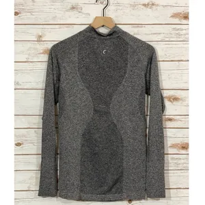 ZYIA Active Women's 1/4 Zip Pullover - Fog Gray - Large thumbnail 6