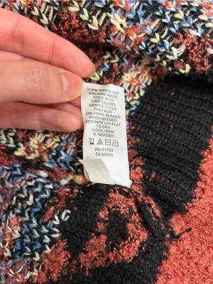 Maurices Rust Colored Aztec Open-Front Cardigan Sweater Size Large thumbnail 7