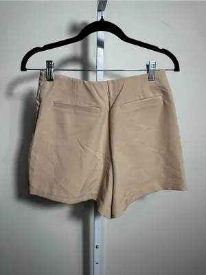 X211. Love Tree Beige Wrap-Front Mini Skirt/Skort thumbnail 3