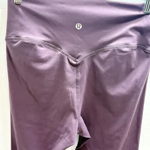 Lululemon Womens Leggings Purple Wunder Under High Rise Pull On Workout Size 6 thumbnail 4