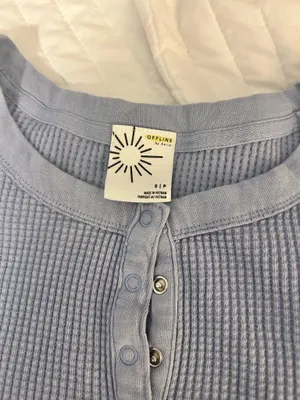 Aerie OFFLINE by Waffle Top Crop thumbnail 3