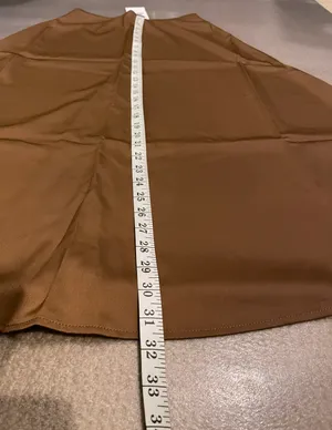 Zara A-line Midi Satin Skirt, Size S thumbnail 4