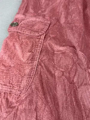 American Eagle Pink Corduroy Cargo Pants Womens 0 Super High Rise Baggy Wide Leg thumbnail 3
