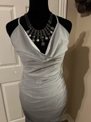 Ombré purple evening wedding guest dress thumbnail 6