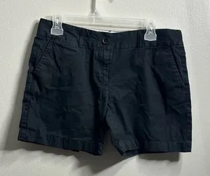 Ann Taylor LOFT Casual‎ Women Black Cargo Shorts Size 6. thumbnail 1