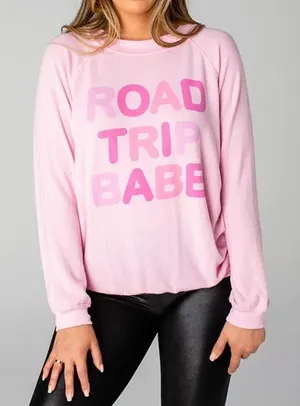 Buddy love Courtney Road Trip Babe graphic sweatshirt! thumbnail 1