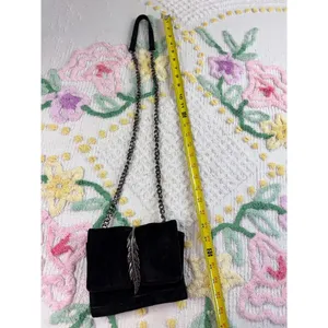 ZARA WOMAN cowhide‎ leather Chain Shoulder Bag Evening Crossbody thumbnail 8