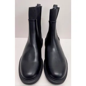 Alfani‎ Boots Size 5.5 Black Lug Sole Block Heel Pull On Style Booties thumbnail 4