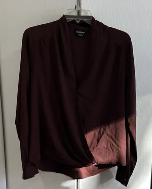 Bebe brown blouse thumbnail 1