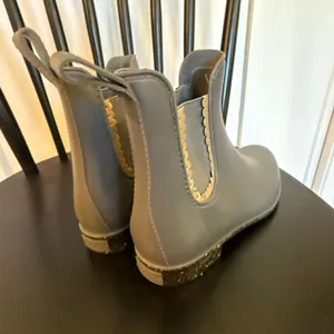 Jack Rogers Sallie green sparkle bottom rain boots size 7 thumbnail 7