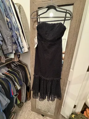 Strapless Mermaid Dress Black Size M thumbnail 2