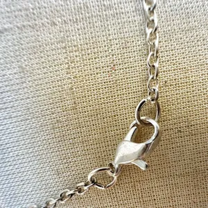 Silver tone dog pendant necklace thumbnail 6