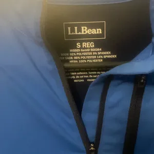 L.L. Bean Royal Blue Zip-Up Jacket thumbnail 3