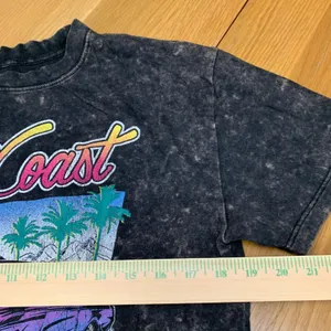 Social Culture‎ West Coast California Speedway Graphic T Shirt Black Acid Wash L thumbnail 3