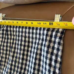 Small•American Eagle•Classic• Navy and White Gingham Skirt thumbnail 9