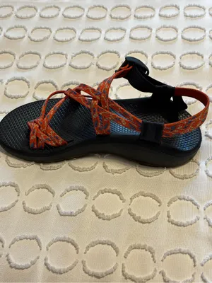 Chacos Z2 X Cloud Sandal in Botanic Spicy Orange size 9 thumbnail 3