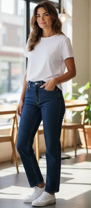 Levi's Low Pro Mid‎ Rise Straight Leg Jeans Size 27 thumbnail 1