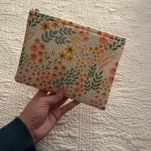 Floral Patterned Pouch Kindle Case Orange thumbnail 2