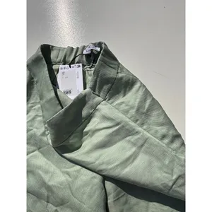 & Other Stories Linen Blend Mint High Waist Wide Leg Pants 2 thumbnail 5