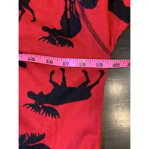 Little Blue House Moose Adult‎ Union Suit Christmas XL Cozy Loungewear Bum Flap thumbnail 6