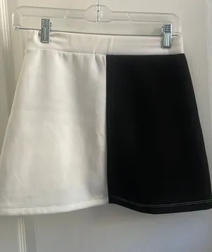 Altar'd State Black and white mini skirt thumbnail 1