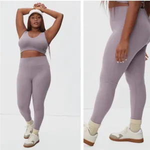 Everlane The Seamless High Rise‎ Leggings in Dusty Purple Size XS/S NEW thumbnail 2