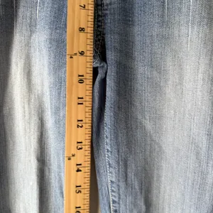 Rock 47 by Wrangler Jeans Y2k 28 Blue Cross Embroidery Bootcut‎ Low Rise Denim thumbnail 7
