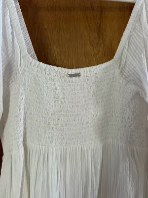 Billabong white beach flowy dress  thumbnail 11