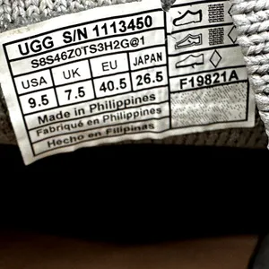 UGG Sammy Metallic Sneaker Slip On Rib Knit Hyper Weave Poron Insole Shimmer 9.5 thumbnail 6