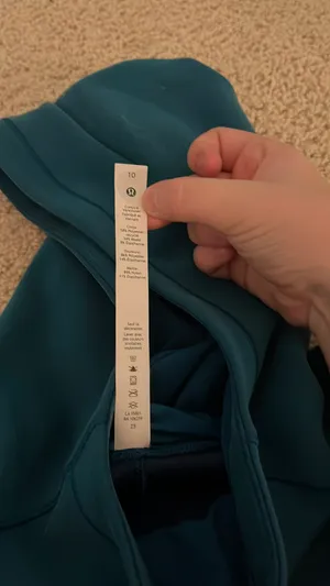 Blue Lululemon cropped hoodie women 10 thumbnail 4