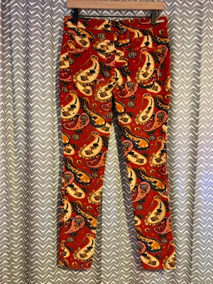 NWOT Anthropologie / Pilcro and Letterpress | Corduroy Paisley Skinny Pants, 29 thumbnail 5