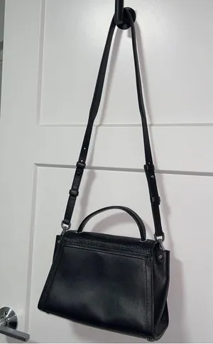Michael Kors Whitney Medium Quilted Top Handle Satchel Black/Silver thumbnail 4