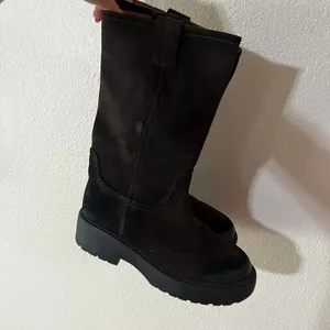 Jeffrey Campbell Wybie Dark Brown Oiled Suede Boots WOMENS 9.5 thumbnail 8