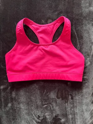 Nike Pink Dri-FIT Racerback Sports Bra thumbnail 4