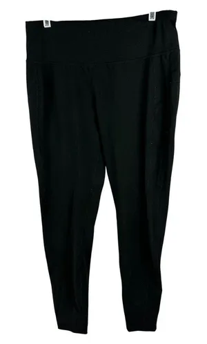 Avia Womens Black Leggings Size L 12-14 High Waist Stretch Activewear thumbnail 1