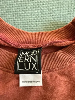 Modern Lux 'Football Sundays' Cropped Long Sleeve Tee thumbnail 2