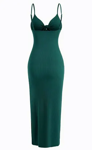 Emerald Green Dress Size M thumbnail 3