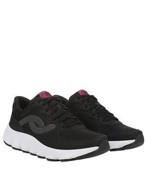 NWT Ryka PodFlow Retro Mesh Walking Shoes Low Top Lace-Up J5714M1 Black 9W thumbnail 7