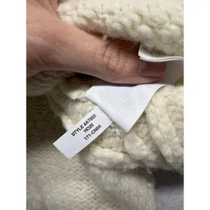 J.Crew Swingy Alpaca-blend Turtleneck Sweater Chunky Knit Cream Size S Merino thumbnail 4