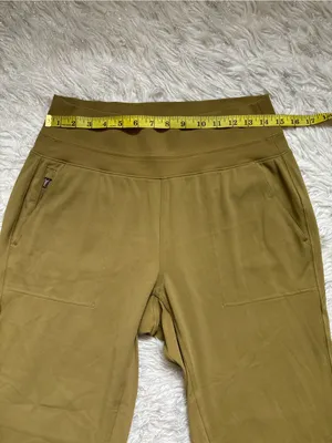 Athleta Women's Green Yellow High-Waist Joggers Size M thumbnail 6